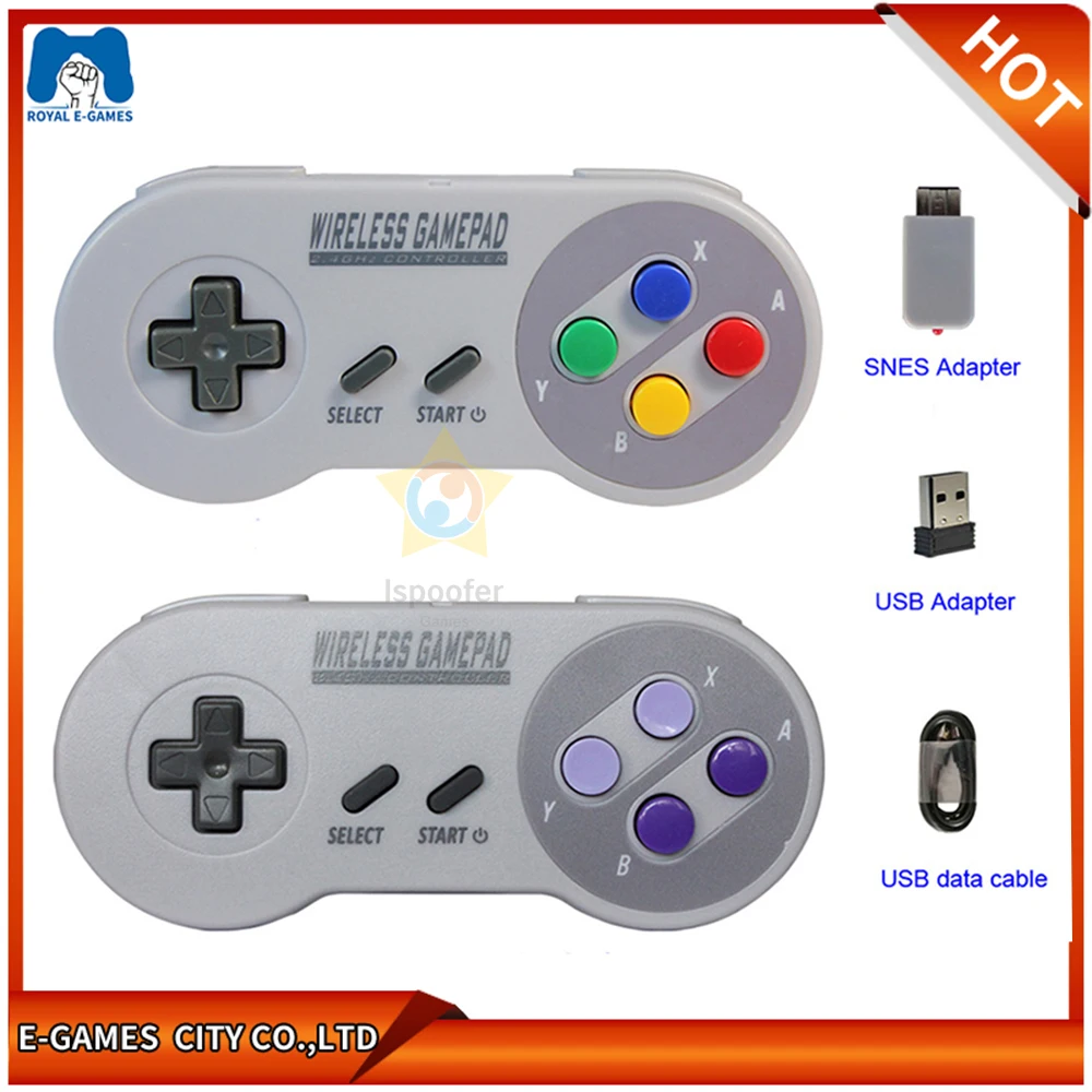 Беспроводные геймпады 2020 2 4 ГГц джойстик контроллер для SNES Super Nintendo Classic MINI пульт