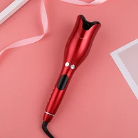 multi function lcd automatic hair curler spin iron curling air wand styling tool dryer curly salon diy hair styling tool