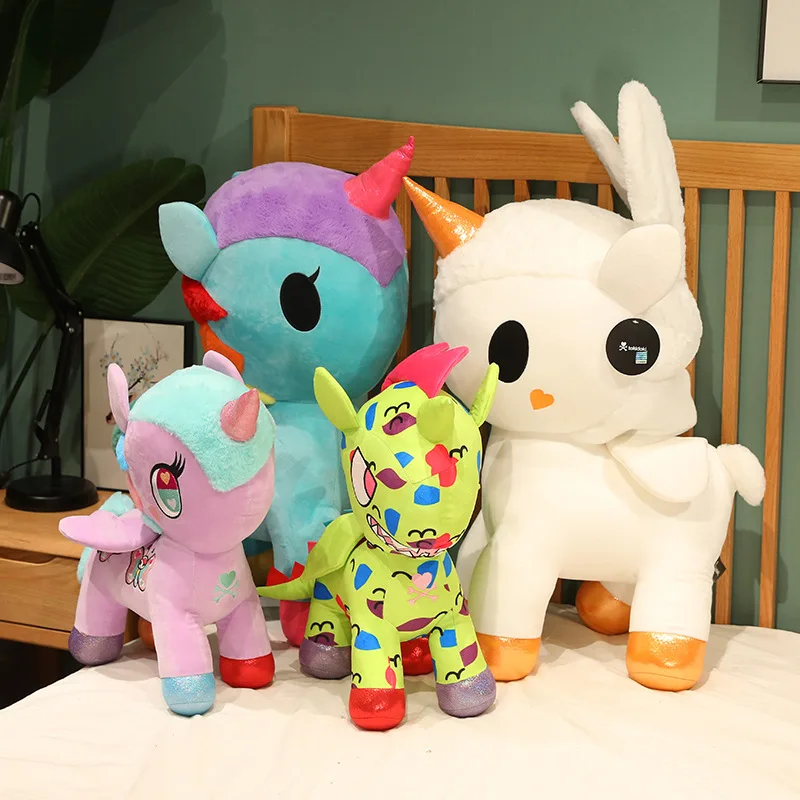Японская модная плюшевая игрушка единорог коллекция Косплей Летающая лошадь