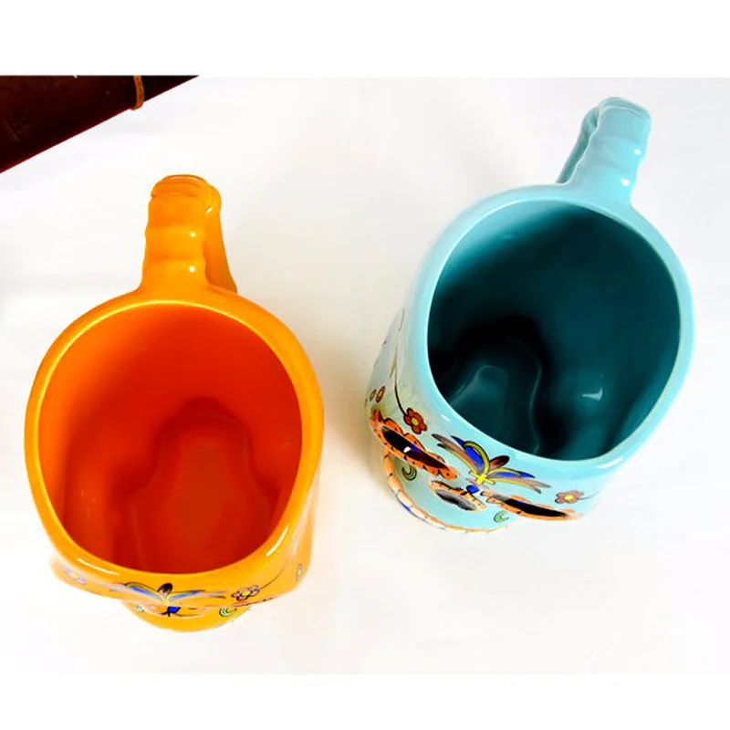 Керамическая чашка с черепом для охоты путешествий парная 800 мл креативная