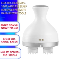 electric head massager wireless scalp massager waterproof body massage health care shoulder neck deep tissue kneading massage