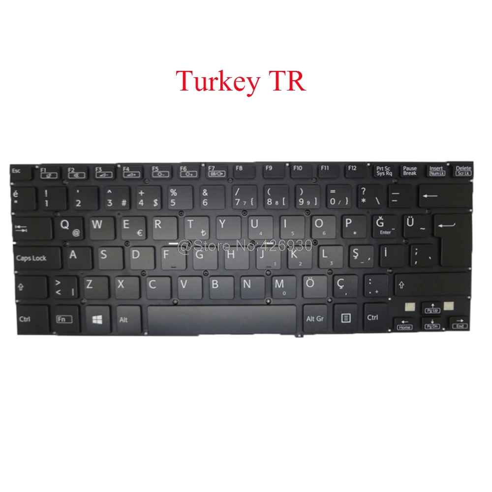 Ноутбук IT TR GR клавиатура для SONY VAIO SVF14 MP-12Q1610-920 149236561IT 149236641TR 149236531DE Италия Турецкая