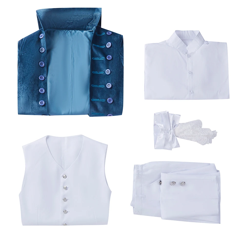 

Alexander Hamilton Cosplay Costume Musical Rock Opera Concert Man Stage Outfit Halloween Carnival Shows Cloth Trench