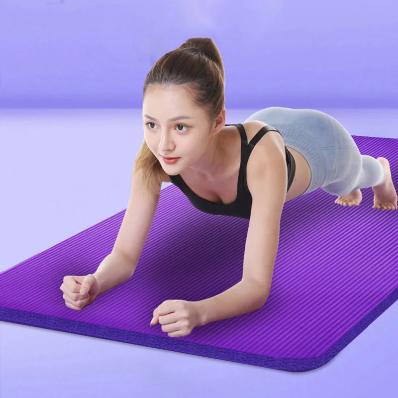 

Anti-skid Thicken Yoga Mat Exercise Health Lose Weight Mat Pilates Gymnastics Mats Beginner Environmental Fitness Gymnastics Mat