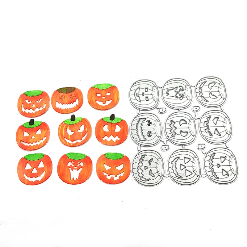 

Julyarts Pumpkin Lamp Metal Cutting Dies for Scrapbooking New 2021 for Album Paper DIY Gift Cards Decoration Embossing Dies New