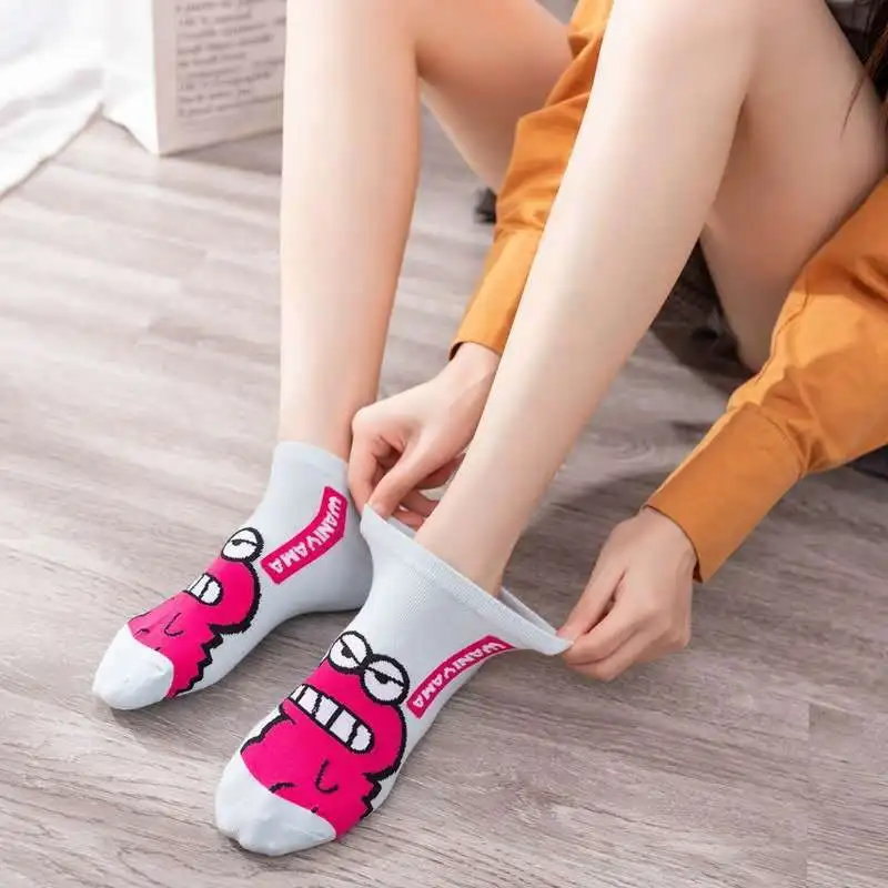 Носки для косплея 5 пары/компл. из аниме Shin -Chan носки взрослых и детей с мультяшным