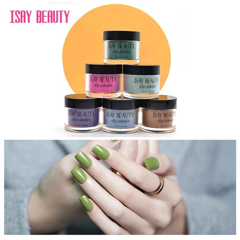 ISAYBEAUTY Порошковая система для ногтей без лампы лечения 30 г/банка 180 цветные ногти