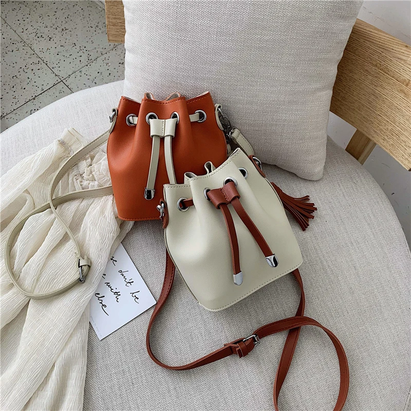 

Spring and summer small women's bag 2021 new fashion versatile ins messenger bag foreign style girls popular one shoulder Bucket