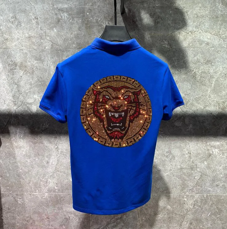 Мужские рубашки-поло брендовая одежда новая летняя рубашка с коротким рукавом