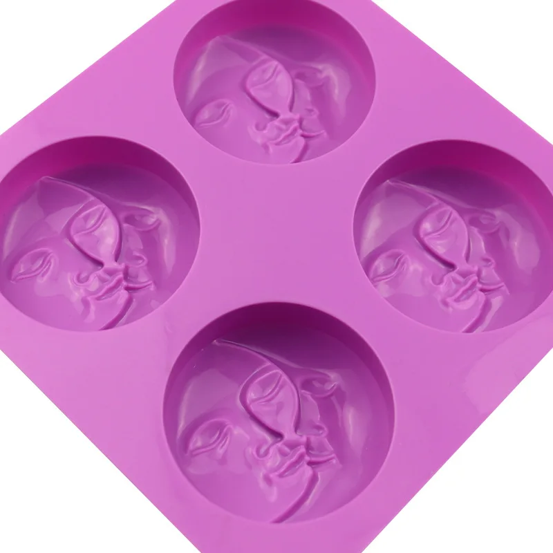 Силиконовые формы для мыла силиконовая форма в форме полумесяца с 4 полосами