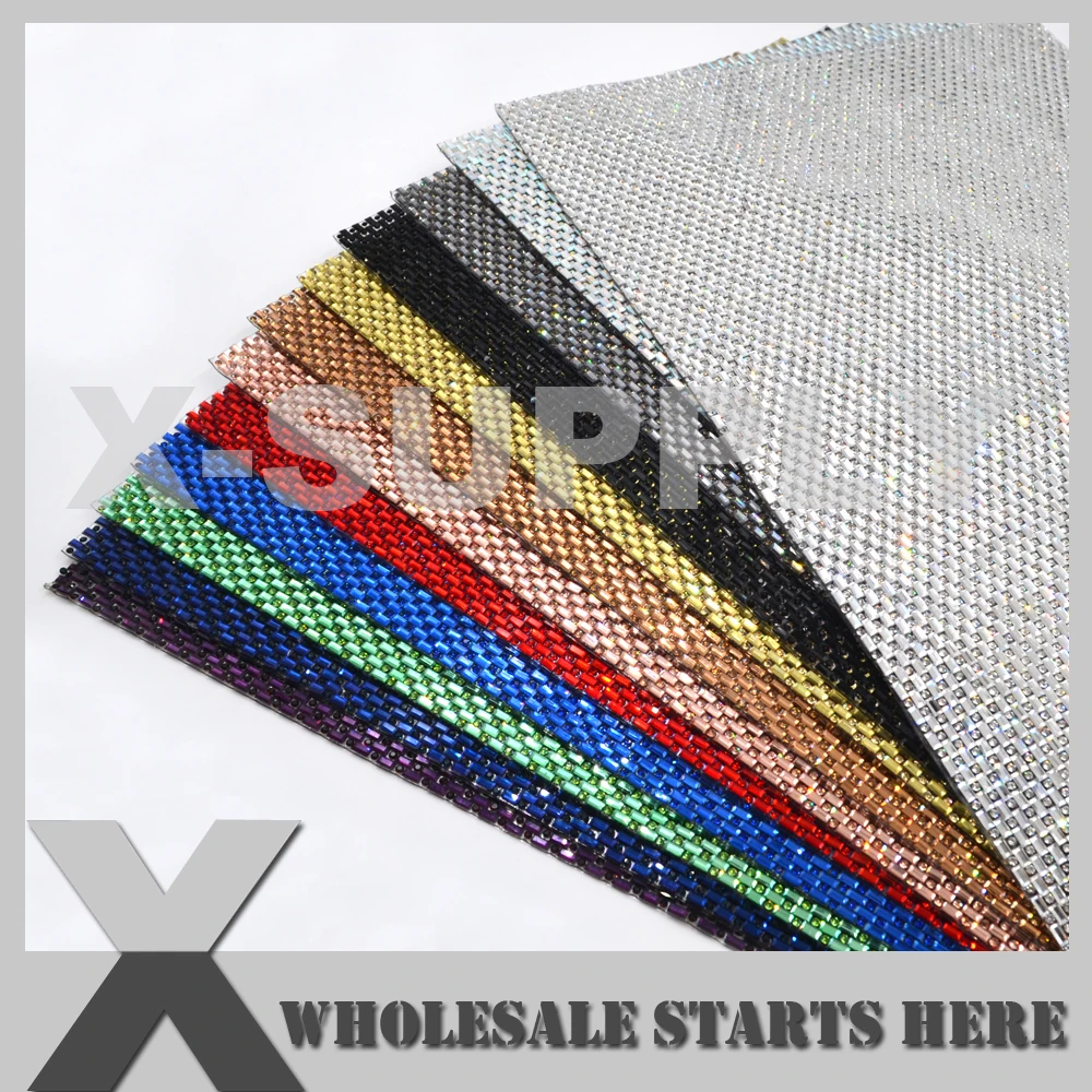 Железо на хрустальной Стразы обвязочная лента для торта винной стойки свадебное