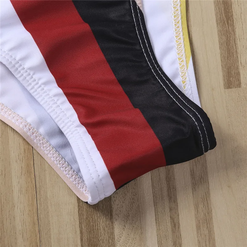 Бикини 2021 для женщин в разноцветную полоску комплект бикини Лето бандажный