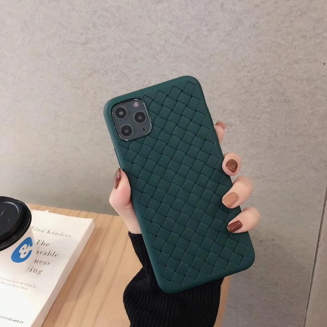 Gimfun простой сетчатый Плетеный чехол для iPhone X Xs Xsmax Xr Мягкий силиконовый из ТПУ 6 7 8