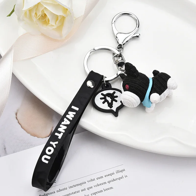 Лидер продаж эксклюзивная кукла животное щенок брелок для ключей Автомобильный
