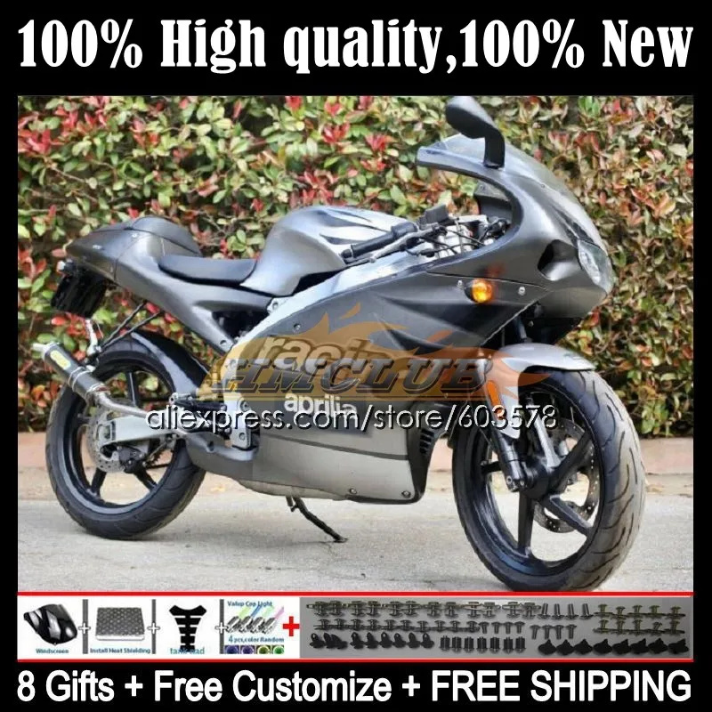 

RS250RR для Aprilia RSV250 RS 250 55CL.12 RS250 RR 98 99 00 01 02 03 RS-250 1998 1999 2000 2001 2002 2003 обтекатели глянцевый серый