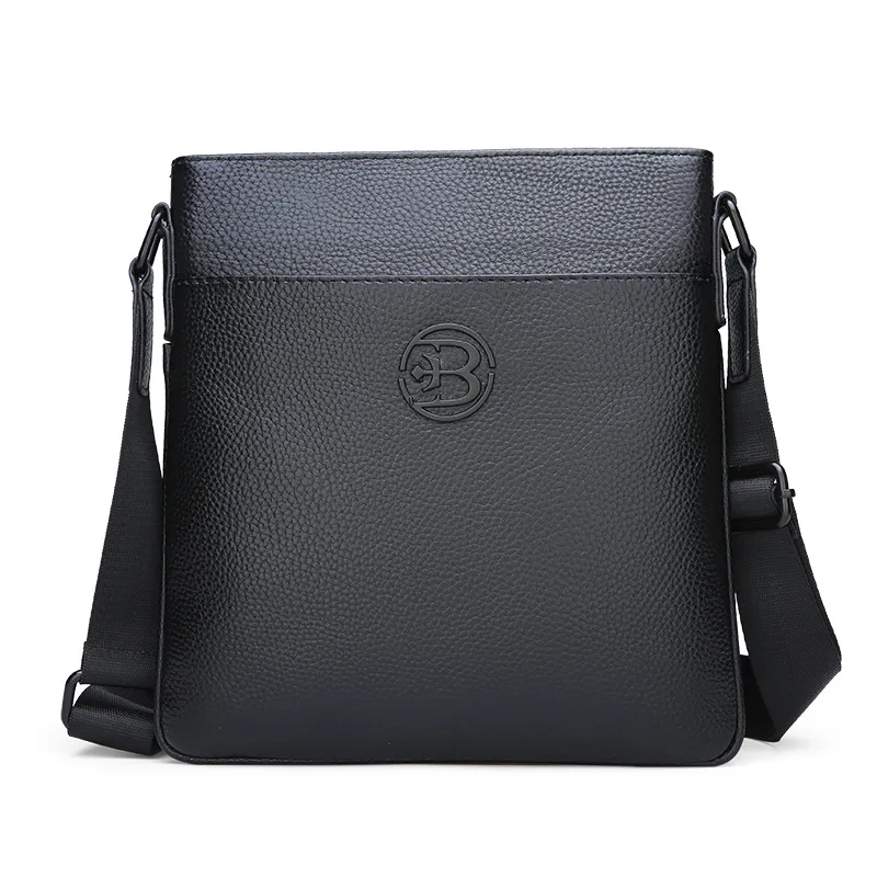 Men's Shoulder Bag Genuine Leather Cross Body Bag New Design Messenger Bag Casual Male Travel Bag Big Capacity Tote