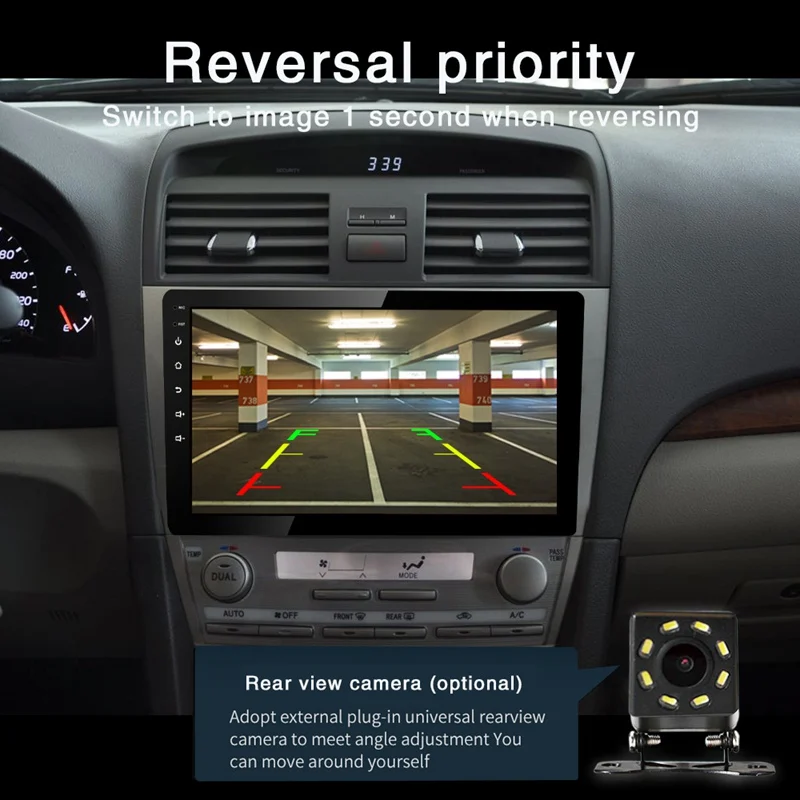 Автомобильный DVD-плеер на Android 10 1 с GPS-навигацией Wi-Fi Стерео Авторадио умный