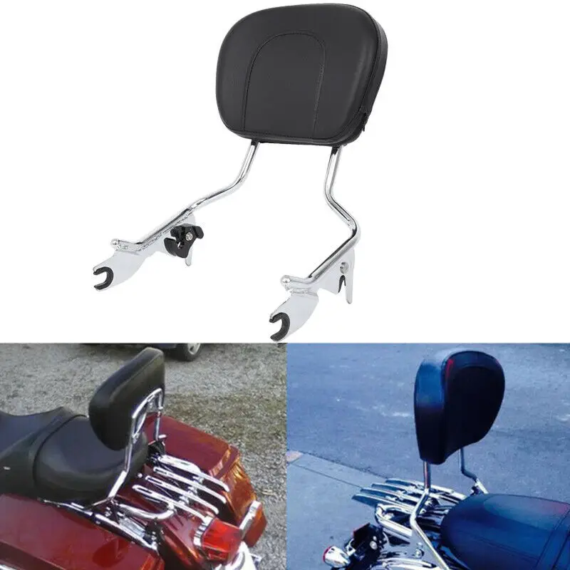 Мотоцикл съемная спинка Сисси Бар задняя пассажирская черный подходит для Sportster