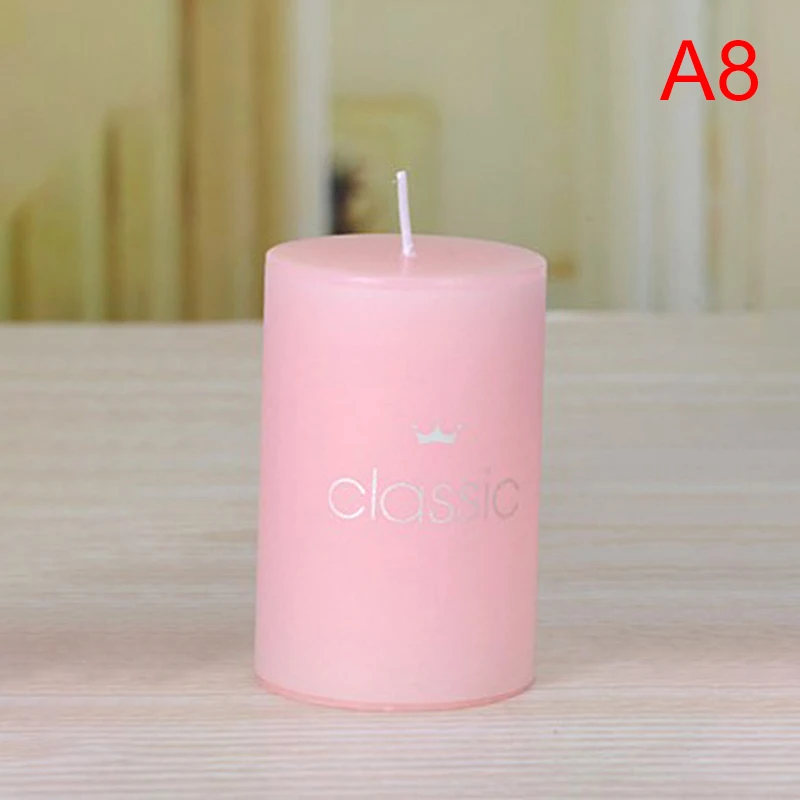 1 шт. бездымные ароматические свечи ремесленные свадебные колонны ароматные