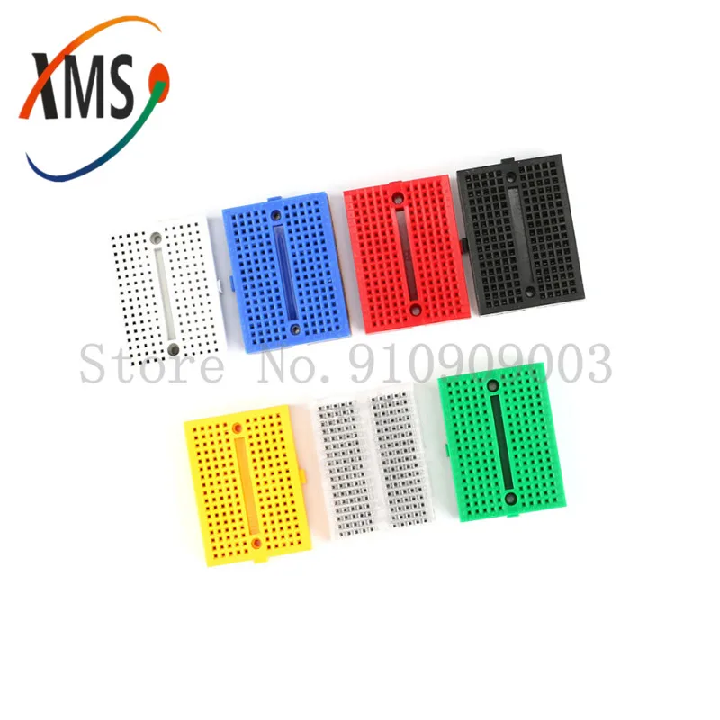 2PCS SYB-170 Mini Solderless Prototype Breadboard 170 Tie-points PCB Test Board | Integrated Circuits