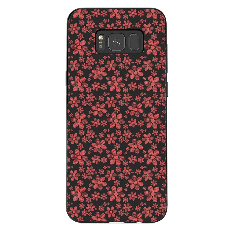 Чехол для телефона samsung J6 A70 A60 A50 A40 A20 A30 A10 A7 A6 A5 A3 A8 A9 крышка красивый цветок |
