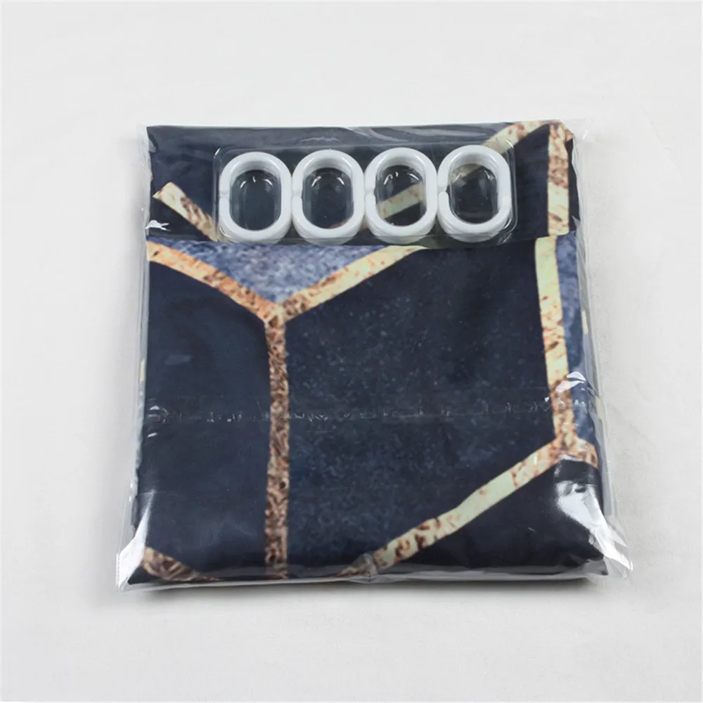 Индивидуальная занавеска для душа ванной Прямая поставка Полиэстеровая