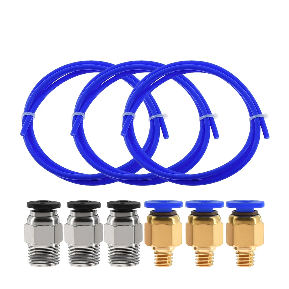 1 м соединители труб ptfe части 3D-принтера j-головка hotend для CR10 CR-10S ID 1,9 мм OD 4 мм клонированная трубка Capricornus