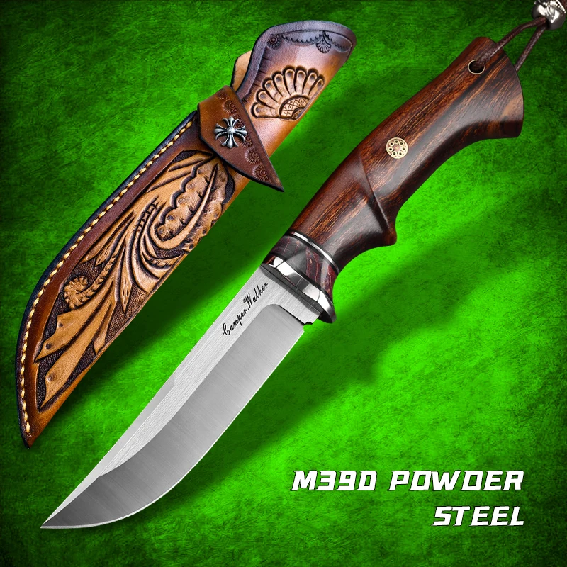 M390 порошок охотничий нож из нержавеющей стали легированной прямой для выживания