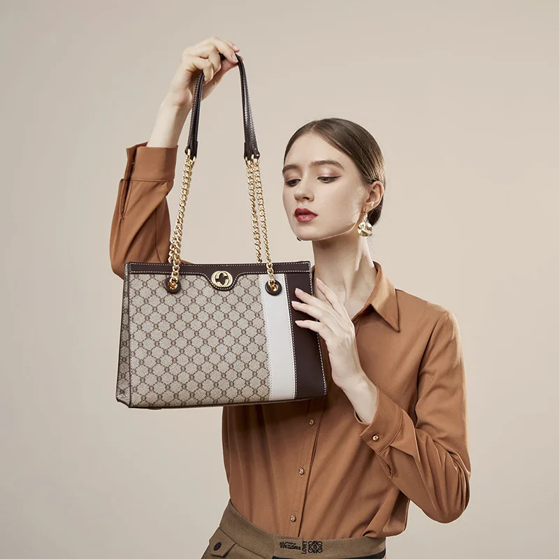 Light luxury brand women's bag 2021 new fashion Tote Bag Messenger Bag Leather Women's bag handbag women's bag