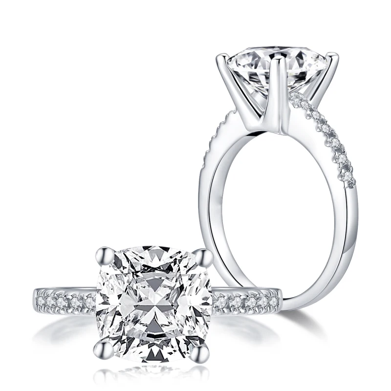 Женское кольцо из серебра 925 пробы с бриллиантами 3 25 карата|Кольца| |