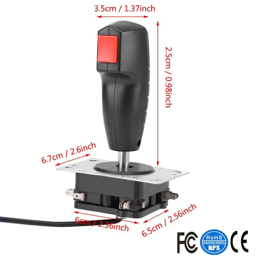 2 шт. 8 позиционная лампа с триггером и верхней кнопкой огня для аркадной игры|Игры