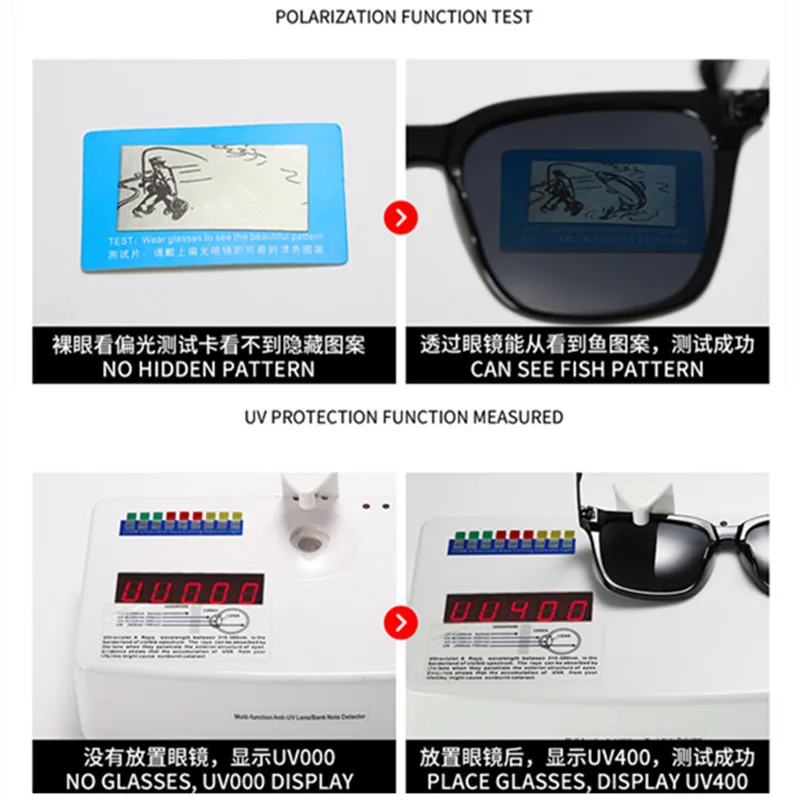 Очки солнцезащитные FENCHI мужские/женские квадратные поляризационные