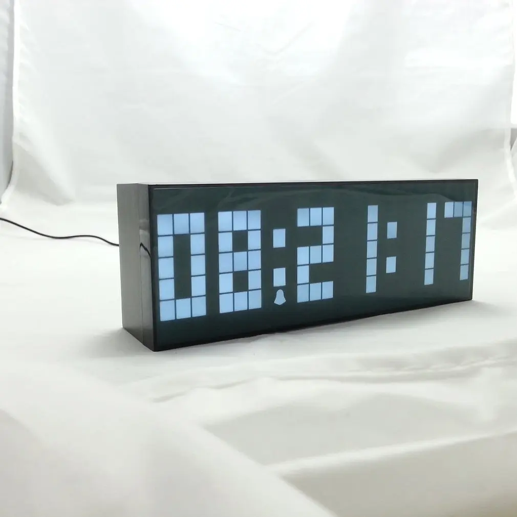 Светодиодный цифровой будильник умный креативный прикроватный с речевым