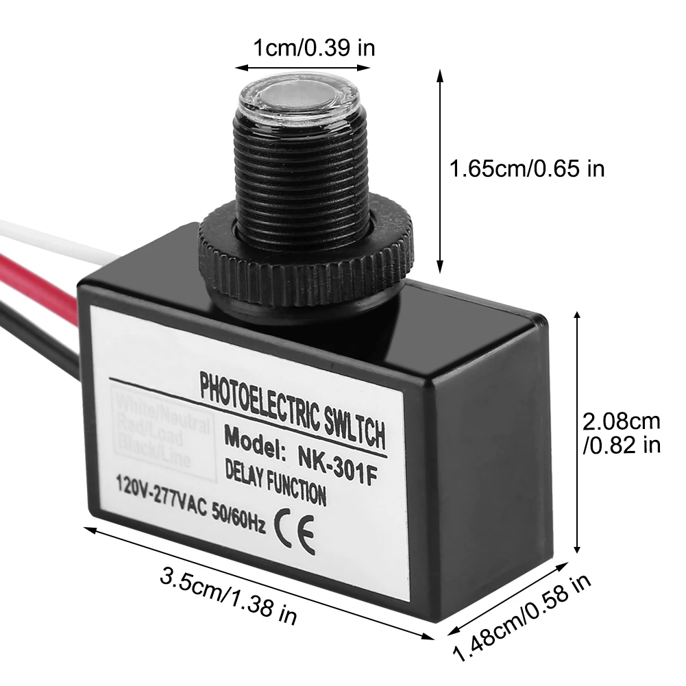 120VAC 277VAC NK 301F фотоэлектрический переключатель Светодиодная лампа с поддержкой