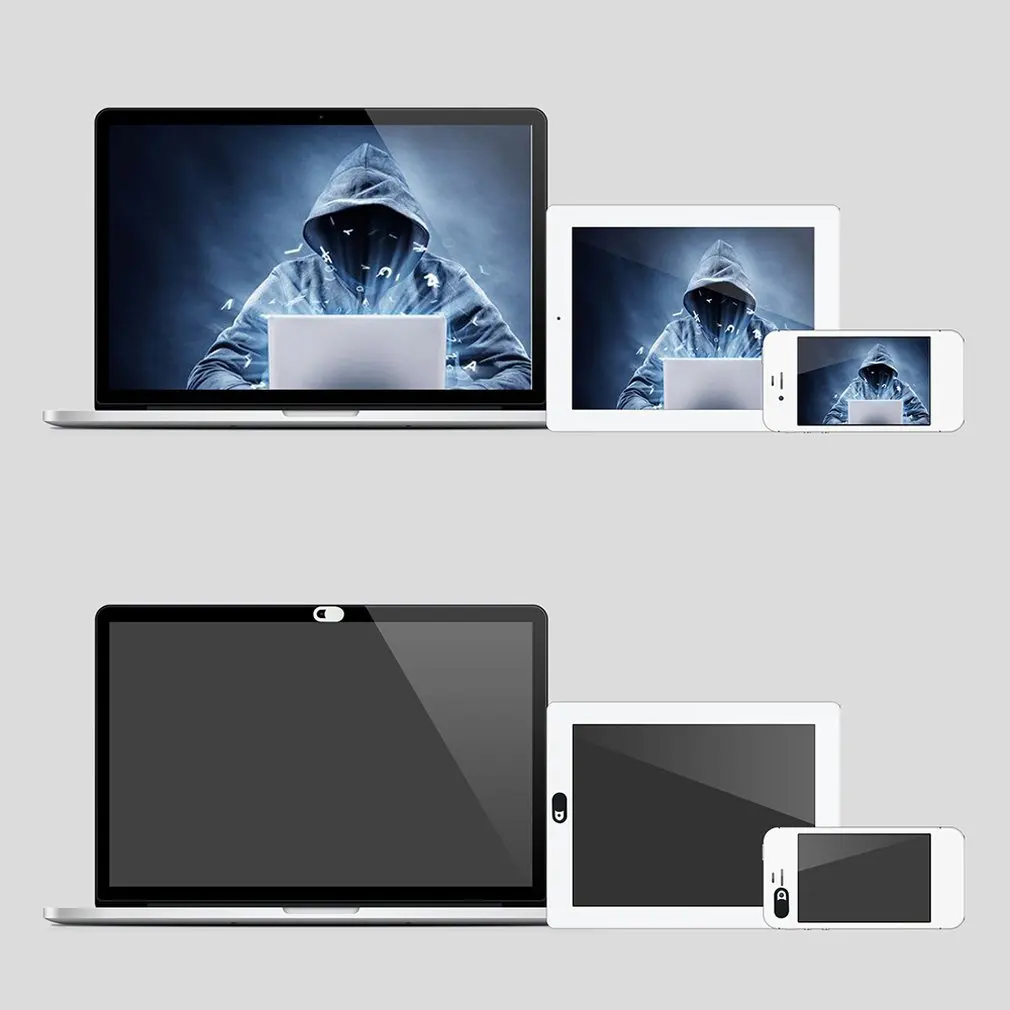 

1/3/6 Universal Web Cam Cover Shutter Magnet Slider Plastic Camera Cover for IPhone PC Laptops Mobile Phone Lens Privacy Sticke