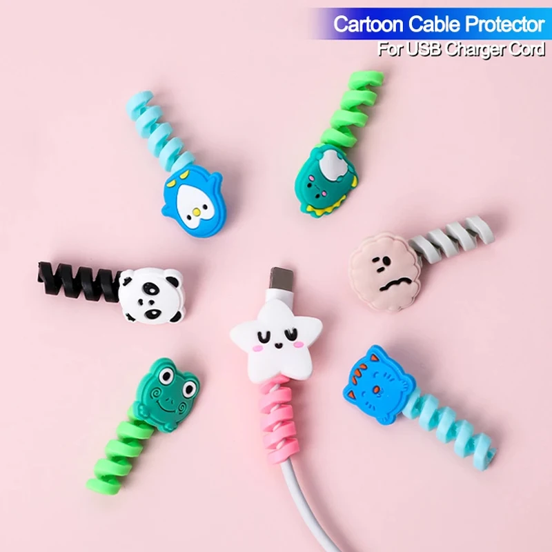 

Charging Cable Protector For Phones Cable Holder Ties Cable Winder Clip For Mouse USB Charger Cord Management Cable Organizer