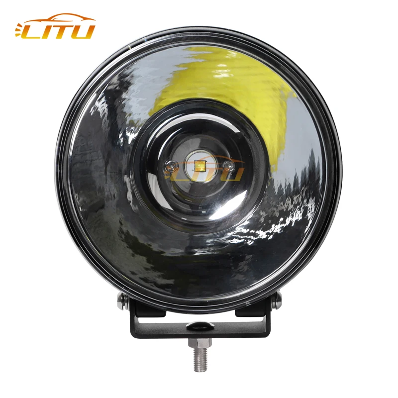 

2020 новые аксессуары 7 дюймов 40 Вт Светодиодный рабочий светильник бар с пучком потока внедорожный Грузовик Лодка Трактор фары DRL для вождени...
