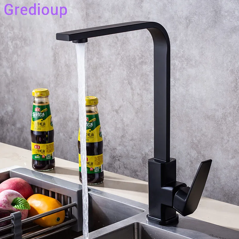 Современный кухонный смеситель на раковину кухонные краны с потоковым палубным