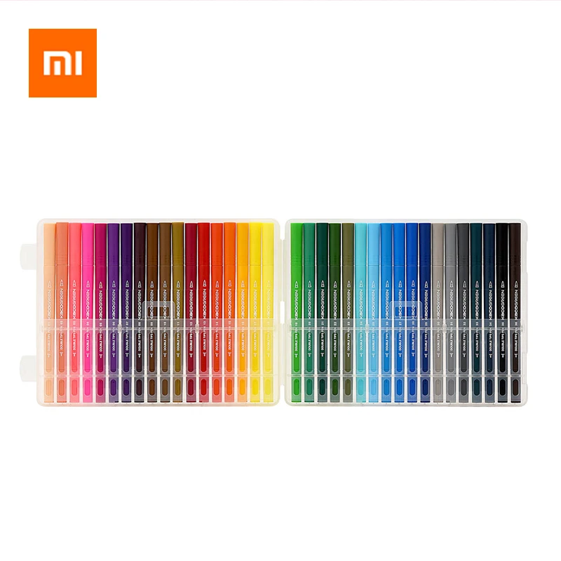 36 цветов Xiaomi KACO Двойные наконечники фломастеры для рисования граффити художественные Маркеры Набор ручек для рисования нетоксичные художественные ручки набор