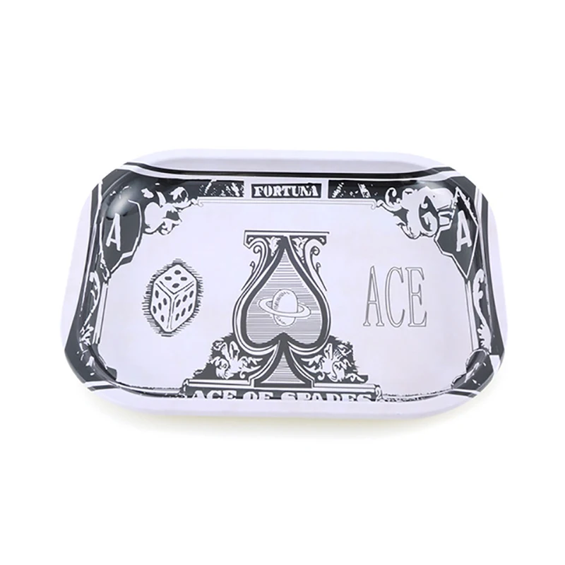 180*140 мм нержавеющая сталь табак ролл тарелка Ванильная пепельница для специй