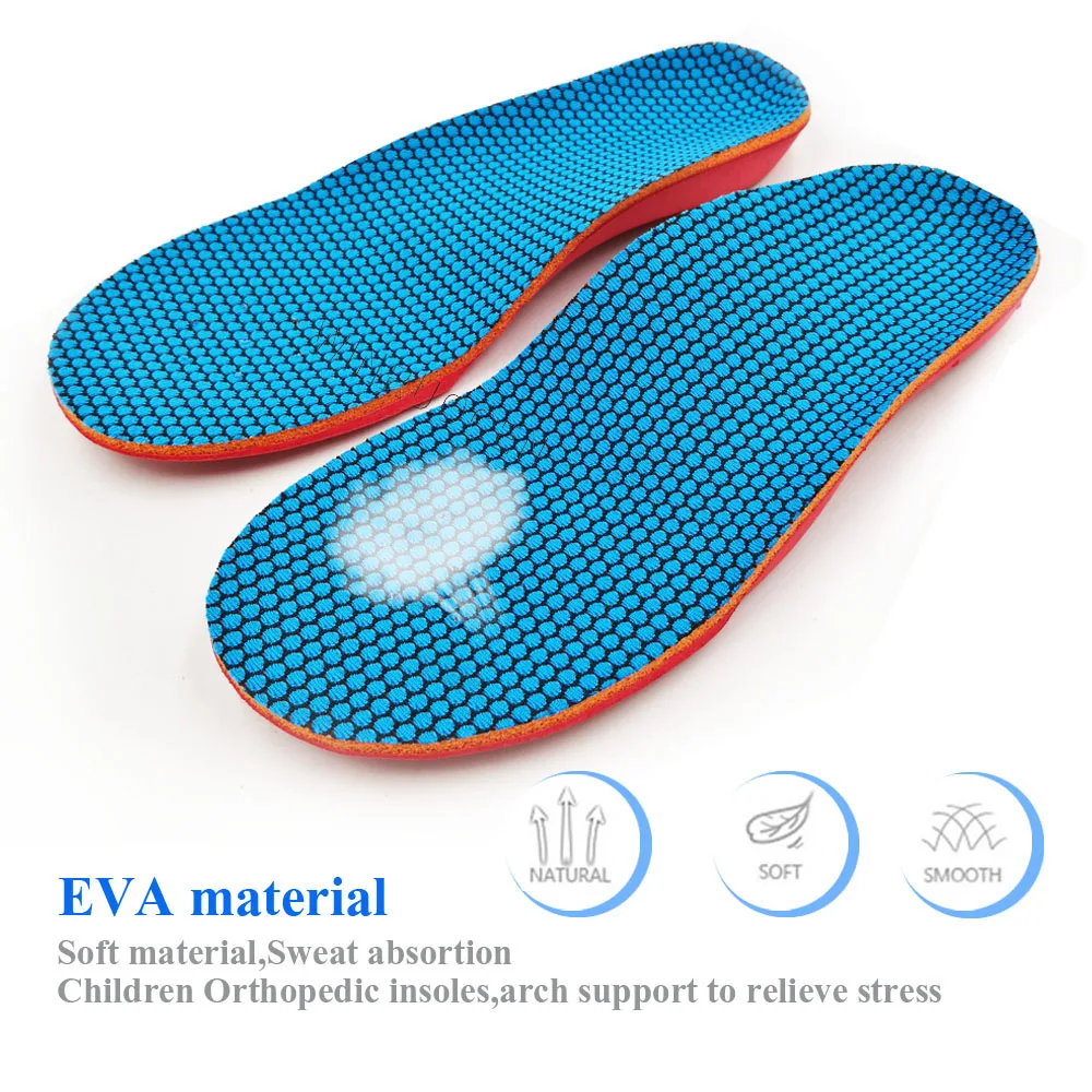 EVA Kids Children Flat Feet Correction Arch Support Insoles Pads Correction Health Feet Care Insert Sport Shoes Pad Care Tool