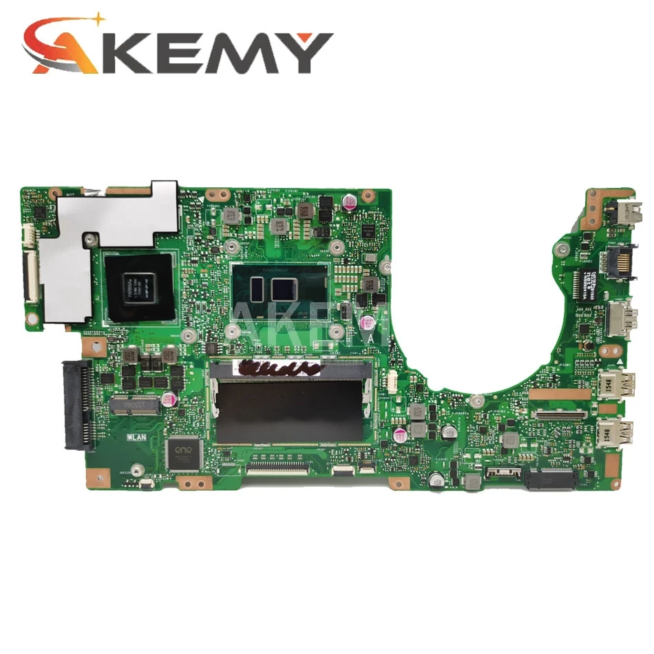 Материнская плата Akemy K501UX для ноутбука ASUS K501UB K501U DDR3 4GB-RAM i7-6500U w/ GTX950M материнская