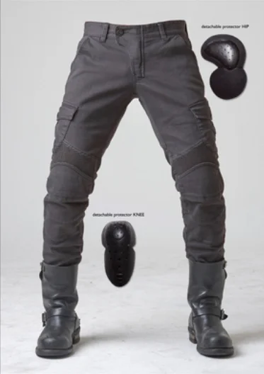 Spring and Autumn Motorcycle Pants Men's Casual Loose Drawstring Outdoor Hiking Sports Off-road with Up | Автомобили и