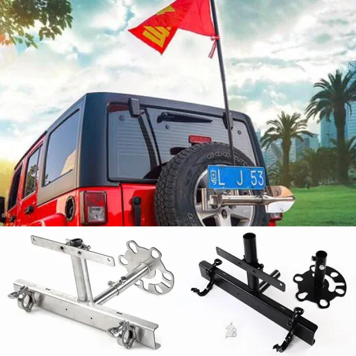 Многофункциональная подставка для номерного знака 3-в-1 держатель лопаток флага