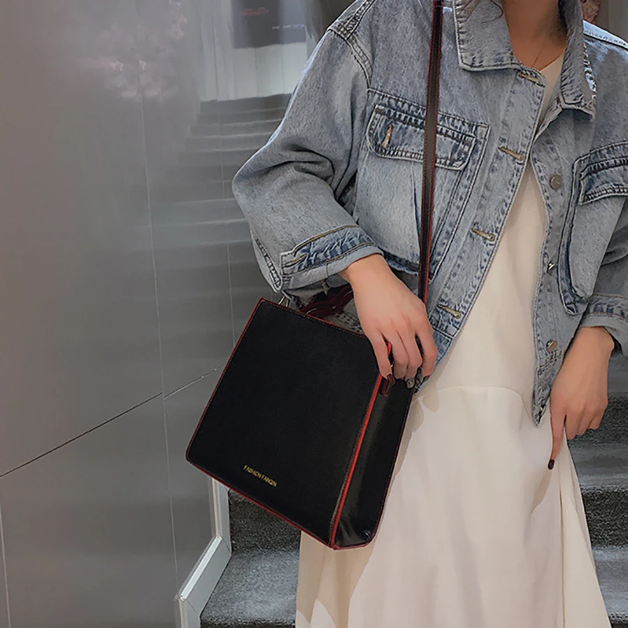 Модные женские сумки через плечо из искусственной кожи с ручкой в виде сердца