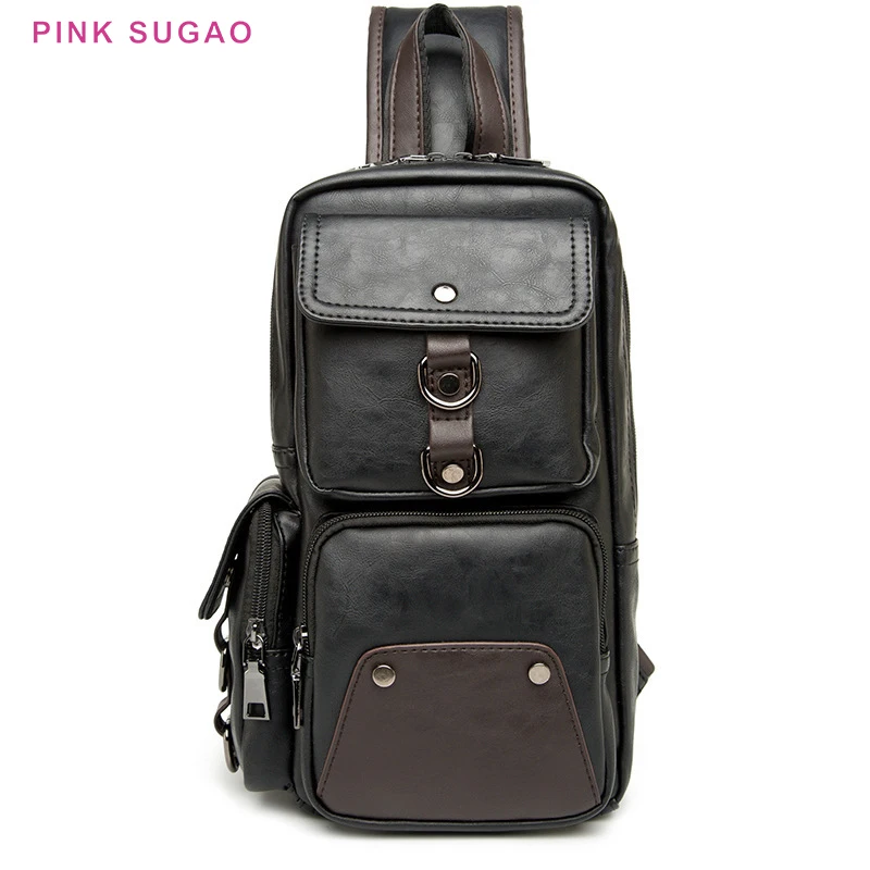 

Pink Sugao fanny pack waist bag chest bag fanny pack for men fashion belt bag bum bag designer crossbody fanny pack leather bag