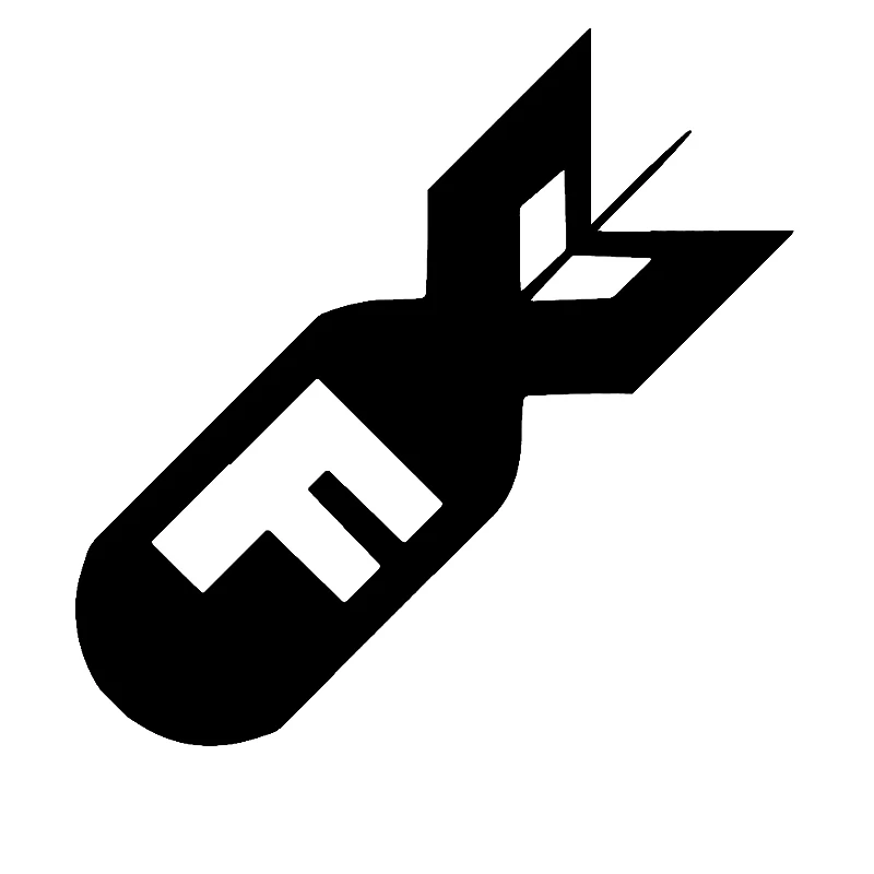 

15*15cm Bomb Racing Vinyl Decal Car Truck Window Sticker Personality Car Styling Drift Jdm Outdoor Jdm