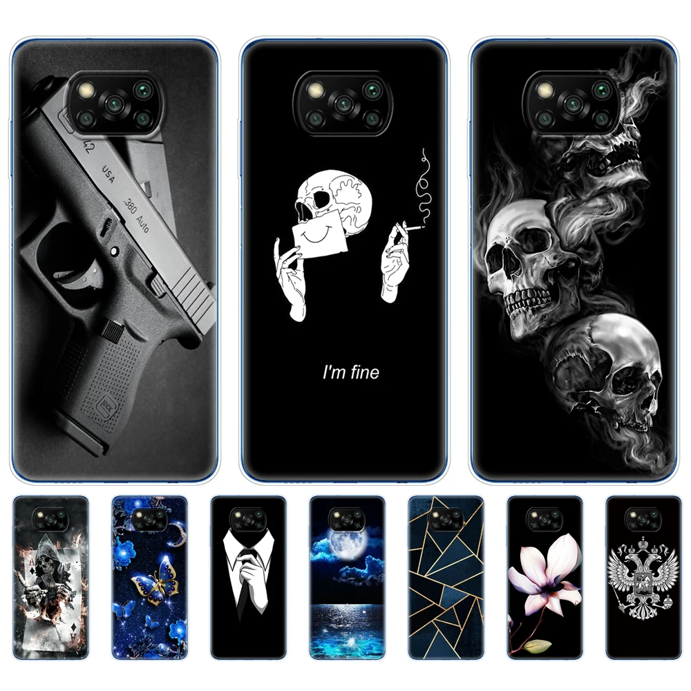 

For Xiaomi Poco X3 NFC Case Silicon Soft touch Back For POCO X3 pro Cases TPU Bumper for Poco X 3 NFC 6.67'' Global cases Covers