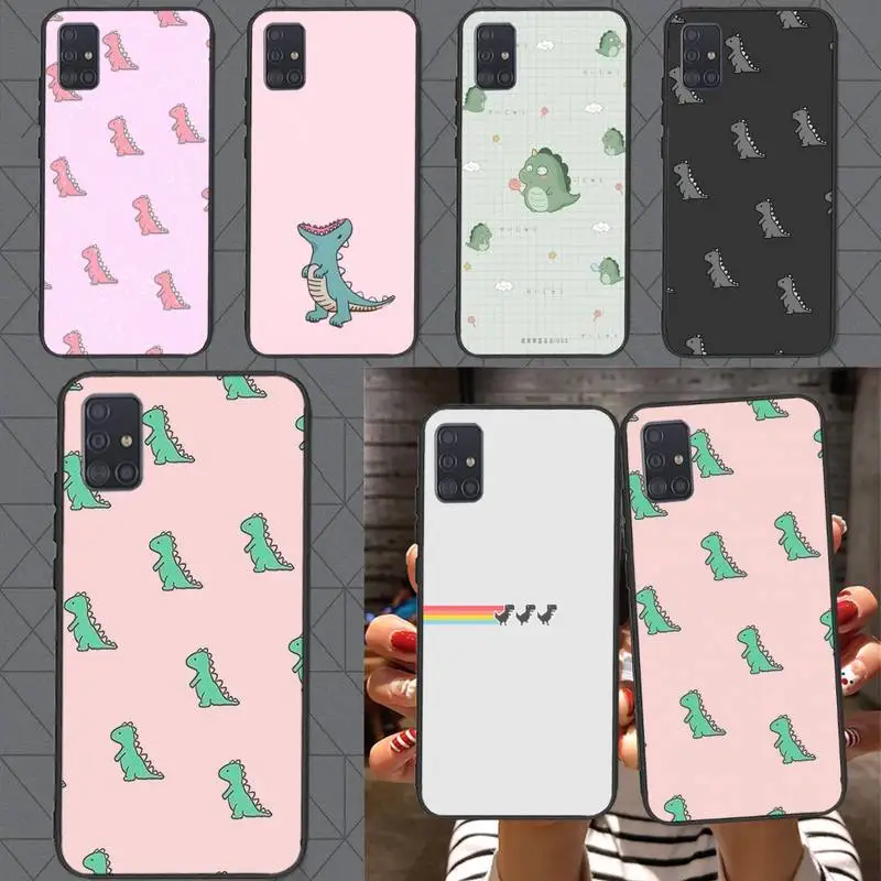 

Cute Dinosaur Phone Case for Samsung note3 note5 note7 note8 note9 note10 note20 pro ultra Cover