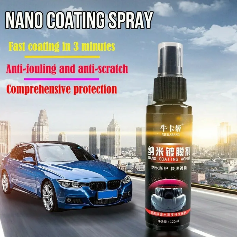 

120ml/250ml Auto Nano Coating Agent Car Nano Hand Spray Coating Wax Agent Car Beauty Protection Spray Waxing Decontamination